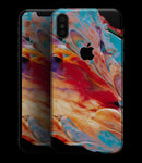 Liquid Abstract Paint V50 - iPhone XS MAX, XS/X, 8/8+, 7/7+, 5/5S/SE Skin-Kit (All iPhones Available)