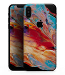 Liquid Abstract Paint V50 - iPhone XS MAX, XS/X, 8/8+, 7/7+, 5/5S/SE Skin-Kit (All iPhones Available)