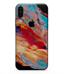 Liquid Abstract Paint V50 - iPhone XS MAX, XS/X, 8/8+, 7/7+, 5/5S/SE Skin-Kit (All iPhones Available)
