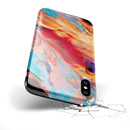 Liquid Abstract Paint V50 - iPhone X Swappable Hybrid Case