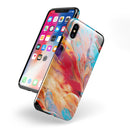 Liquid Abstract Paint V50 - iPhone X Swappable Hybrid Case