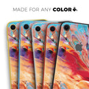 Liquid Abstract Paint V50 - Skin-Kit for the Apple iPhone XR, XS MAX, XS/X, 8/8+, 7/7+, 5/5S/SE (All iPhones Available)