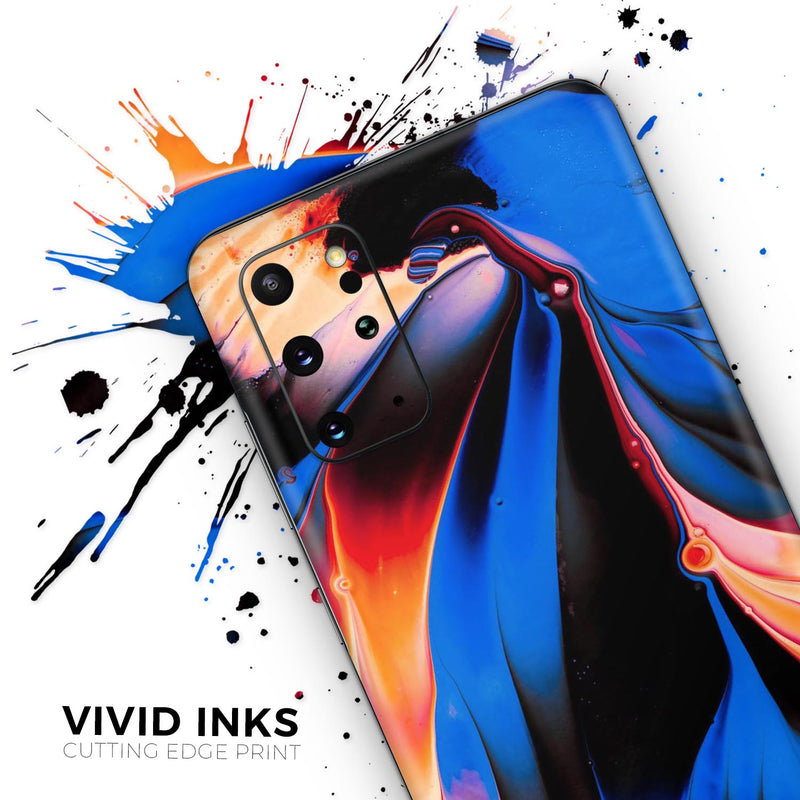 Liquid Abstract Paint V51 - Skin-Kit for the Samsung Galaxy S-Series S20, S20 Plus, S20 Ultra , S10 & others (All Galaxy Devices Available)