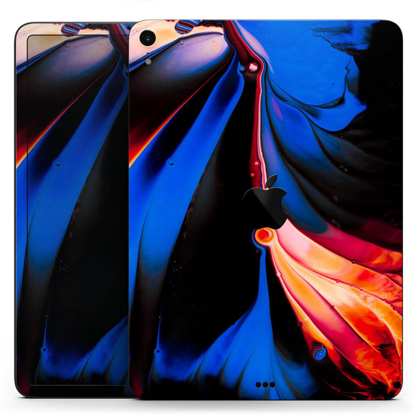 Liquid Abstract Paint V51 - Full Body Skin Decal for the Apple iPad Pro 12.9", 11", 10.5", 9.7", Air or Mini (All Models Available)