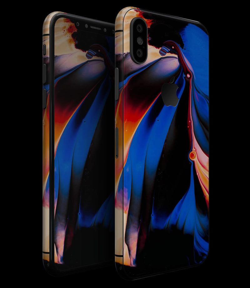 Liquid Abstract Paint V51 - iPhone XS MAX, XS/X, 8/8+, 7/7+, 5/5S/SE Skin-Kit (All iPhones Available)