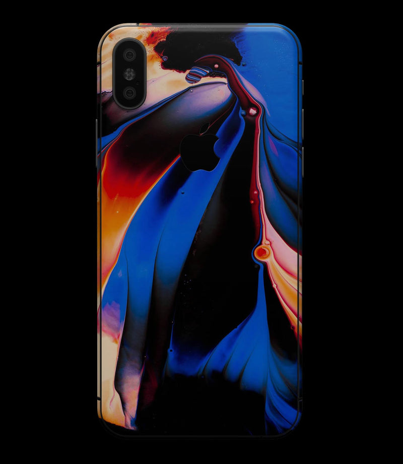 Liquid Abstract Paint V51 - iPhone XS MAX, XS/X, 8/8+, 7/7+, 5/5S/SE Skin-Kit (All iPhones Available)