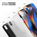 Liquid Abstract Paint V51 - iPhone X Swappable Hybrid Case
