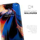 Liquid Abstract Paint V51 - Protective Skin Wrap & Decal – Compatible with iPhone SE to iPhone 17 Pro Max (All Models)