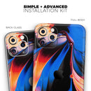 Liquid Abstract Paint V51 - Protective Skin Wrap & Decal – Compatible with iPhone SE to iPhone 17 Pro Max (All Models)