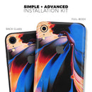Liquid Abstract Paint V51 - Skin-Kit for the Apple iPhone XR, XS MAX, XS/X, 8/8+, 7/7+, 5/5S/SE (All iPhones Available)