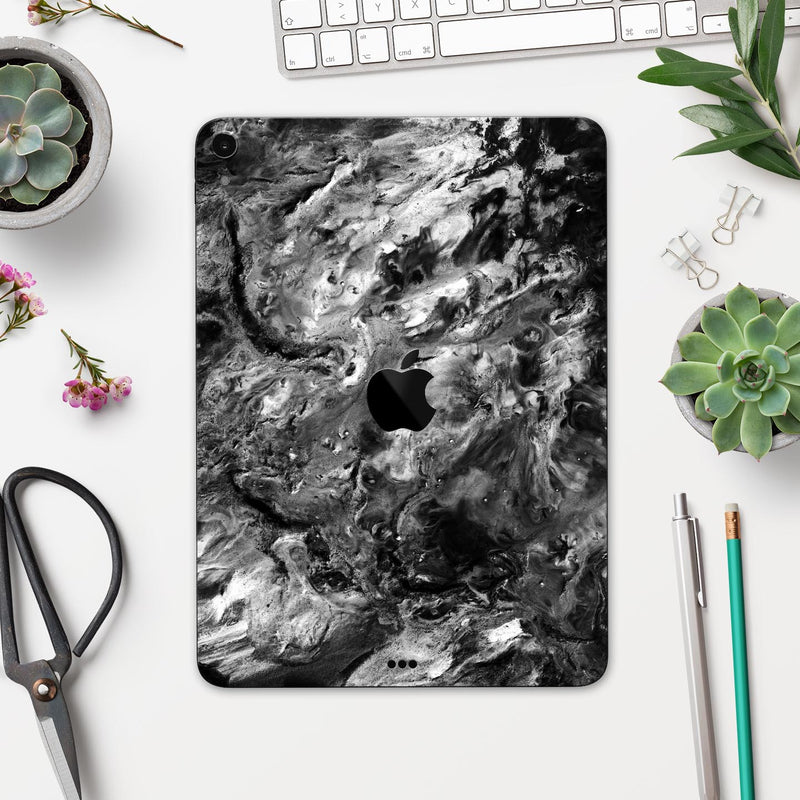 Liquid Abstract Paint V52 - Full Body Skin Decal for the Apple iPad Pro 12.9", 11", 10.5", 9.7", Air or Mini (All Models Available)
