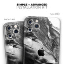 Liquid Abstract Paint V53 - Protective Skin Wrap & Decal – Compatible with iPhone SE to iPhone 17 Pro Max (All Models)