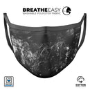 Liquid Abstract Paint V54 - Made in USA Mouth Cover Unisex Anti-Dust Cotton Blend Reusable & Washable Face Mask with Adjustable Sizing for Adult or Child