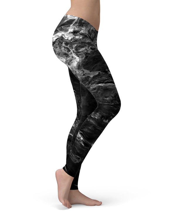 Liquid Abstract Paint V54 - All Over Print Womens Leggings / Yoga or Workout Pants