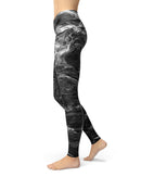 Liquid Abstract Paint V54 - All Over Print Womens Leggings / Yoga or Workout Pants