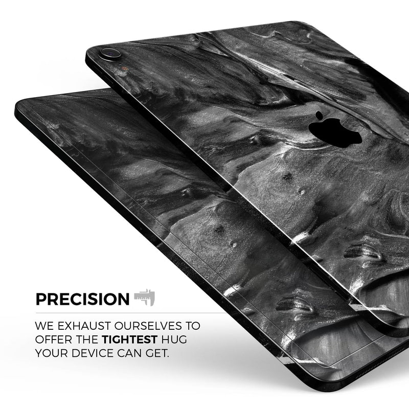 Liquid Abstract Paint V55 - Full Body Skin Decal for the Apple iPad Pro 12.9", 11", 10.5", 9.7", Air or Mini (All Models Available)