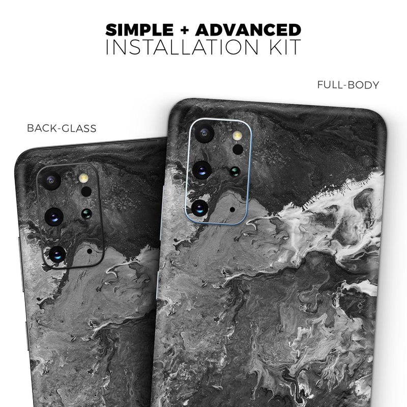 Liquid Abstract Paint V56 - Skin-Kit for the Samsung Galaxy S-Series S20, S20 Plus, S20 Ultra , S10 & others (All Galaxy Devices Available)