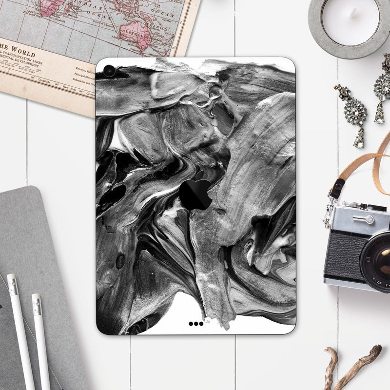 Liquid Abstract Paint V57 - Full Body Skin Decal for the Apple iPad Pro 12.9", 11", 10.5", 9.7", Air or Mini (All Models Available)