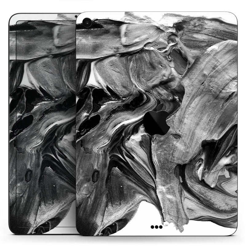 Liquid Abstract Paint V57 - Full Body Skin Decal for the Apple iPad Pro 12.9", 11", 10.5", 9.7", Air or Mini (All Models Available)