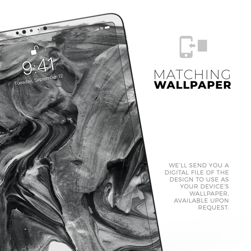 Liquid Abstract Paint V57 - Full Body Skin Decal for the Apple iPad Pro 12.9", 11", 10.5", 9.7", Air or Mini (All Models Available)