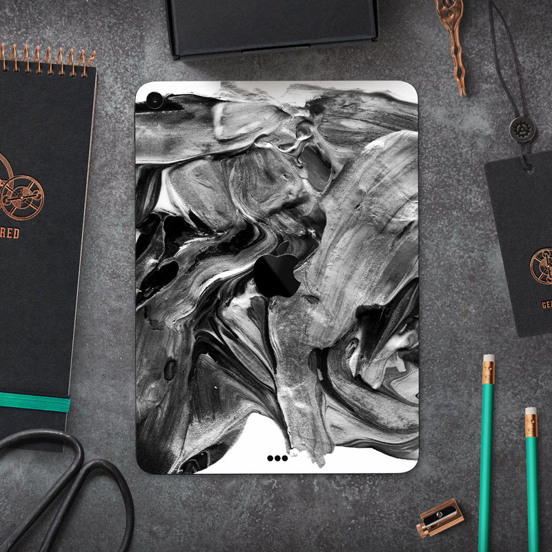 Liquid Abstract Paint V57 - Full Body Skin Decal for the Apple iPad Pro 12.9", 11", 10.5", 9.7", Air or Mini (All Models Available)