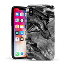 Liquid Abstract Paint V57 - iPhone X Swappable Hybrid Case