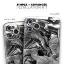 Liquid Abstract Paint V57 - Protective Skin Wrap & Decal – Compatible with iPhone SE to iPhone 17 Pro Max (All Models)