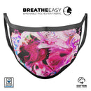 Liquid Abstract Paint V5 - Made in USA Mouth Cover Unisex Anti-Dust Cotton Blend Reusable & Washable Face Mask with Adjustable Sizing for Adult or Child