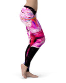 Liquid Abstract Paint V5 - All Over Print Womens Leggings / Yoga or Workout Pants