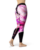 Liquid Abstract Paint V5 - All Over Print Womens Leggings / Yoga or Workout Pants