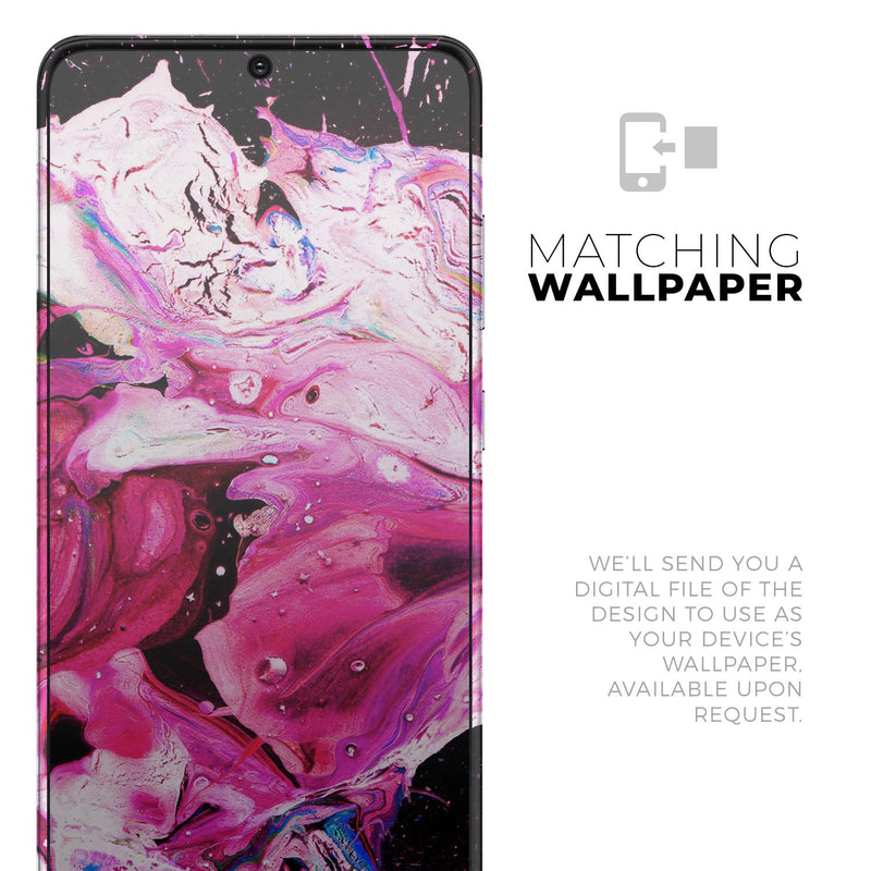 Liquid Abstract Paint V5 - Skin-Kit for the Samsung Galaxy S-Series S20, S20 Plus, S20 Ultra , S10 & others (All Galaxy Devices Available)
