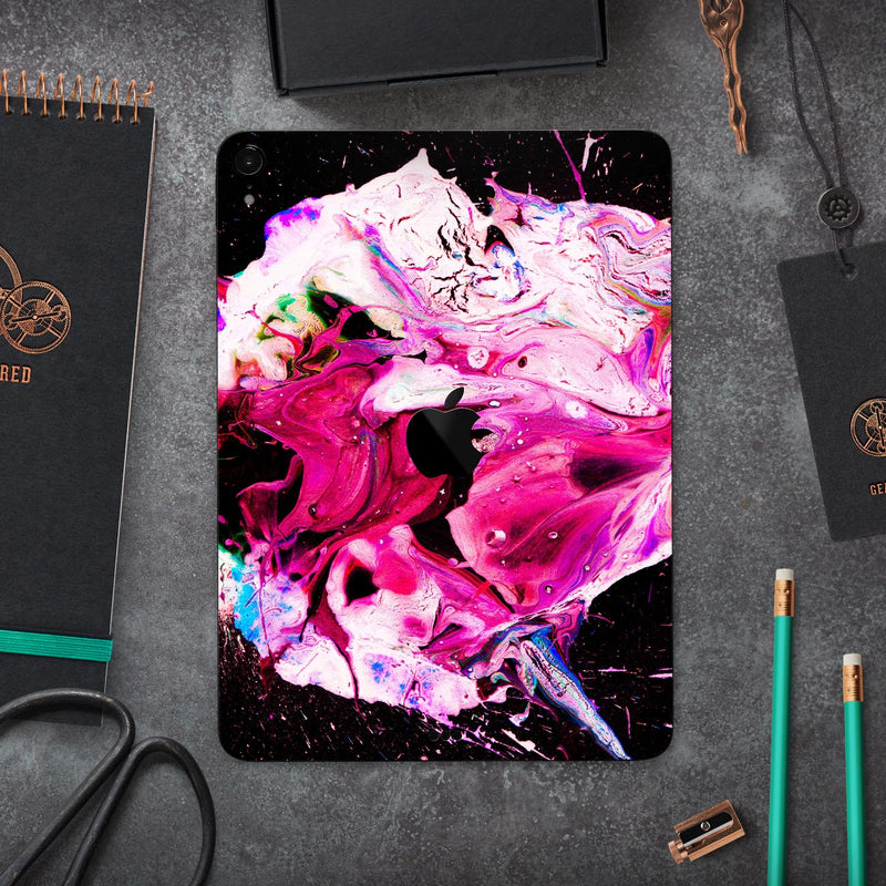 Liquid Abstract Paint V5 - Full Body Skin Decal for the Apple iPad Pro 12.9", 11", 10.5", 9.7", Air or Mini (All Models Available)
