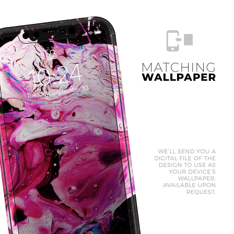 Liquid Abstract Paint V5 - Skin-Kit for the Apple iPhone XR, XS MAX, XS/X, 8/8+, 7/7+, 5/5S/SE (All iPhones Available)