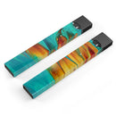 Liquid Abstract Paint V60 - Premium Decal Protective Skin-Wrap Sticker compatible with the Juul Labs vaping device
