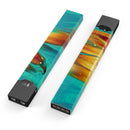 Liquid Abstract Paint V60 - Premium Decal Protective Skin-Wrap Sticker compatible with the Juul Labs vaping device
