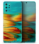 Liquid Abstract Paint V60 - Skin-Kit for the Samsung Galaxy S-Series S20, S20 Plus, S20 Ultra , S10 & others (All Galaxy Devices Available)