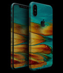Liquid Abstract Paint V60 - iPhone XS MAX, XS/X, 8/8+, 7/7+, 5/5S/SE Skin-Kit (All iPhones Available)