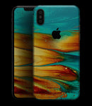 Liquid Abstract Paint V60 - iPhone XS MAX, XS/X, 8/8+, 7/7+, 5/5S/SE Skin-Kit (All iPhones Available)