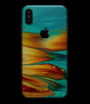 Liquid Abstract Paint V60 - iPhone XS MAX, XS/X, 8/8+, 7/7+, 5/5S/SE Skin-Kit (All iPhones Available)