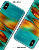 Liquid Abstract Paint V60 - iPhone X Clipit Case