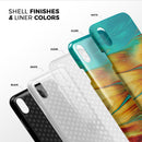 Liquid Abstract Paint V60 - iPhone X Swappable Hybrid Case