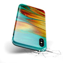 Liquid Abstract Paint V60 - iPhone X Swappable Hybrid Case