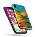 Liquid Abstract Paint V60 - iPhone X Swappable Hybrid Case