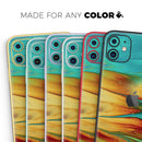 Liquid Abstract Paint V60 - Protective Skin Wrap & Decal – Compatible with iPhone SE to iPhone 17 Pro Max (All Models)