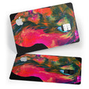 Liquid Abstract Paint V61 - Premium Protective Decal Skin-Kit for the Apple Credit Card