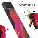 Liquid Abstract Paint V61 - Premium Decal Protective Skin-Wrap Sticker compatible with the Juul Labs vaping device