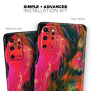 Liquid Abstract Paint V61 - Skin-Kit for the Samsung Galaxy S-Series S20, S20 Plus, S20 Ultra , S10 & others (All Galaxy Devices Available)