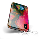 Liquid Abstract Paint V61 - iPhone X Swappable Hybrid Case