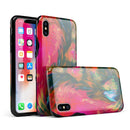 Liquid Abstract Paint V61 - iPhone X Swappable Hybrid Case