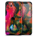 Liquid Abstract Paint V61 - Protective Skin Wrap & Decal – Compatible with iPhone SE to iPhone 17 Pro Max (All Models)